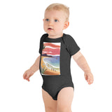 Baby Short Sleeve One Piece - Beach Joy (POD-S)