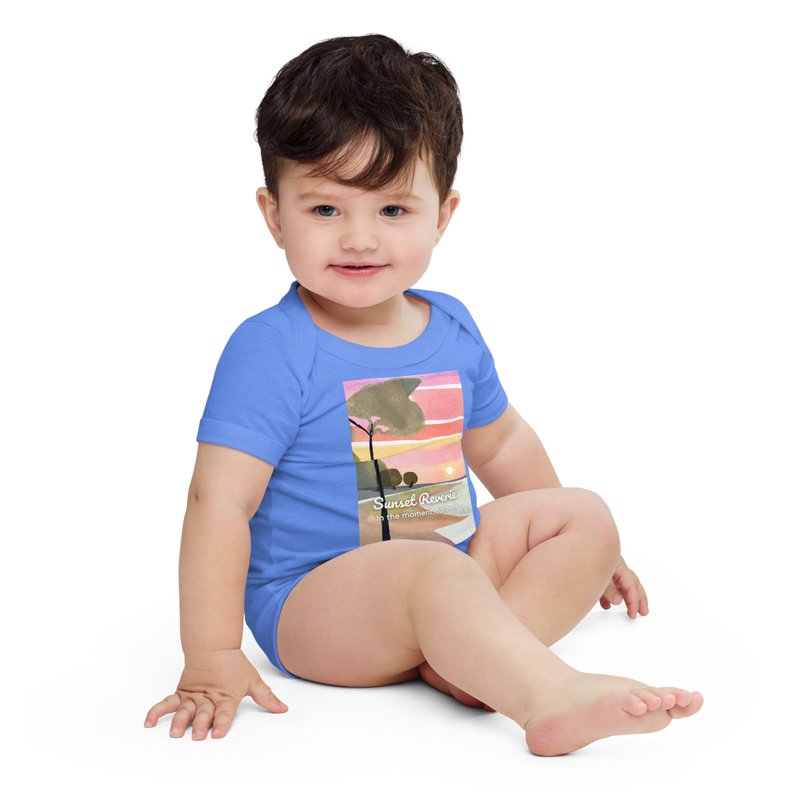 Baby Short Sleeve One Piece - Sunset Reverie (POD-S)