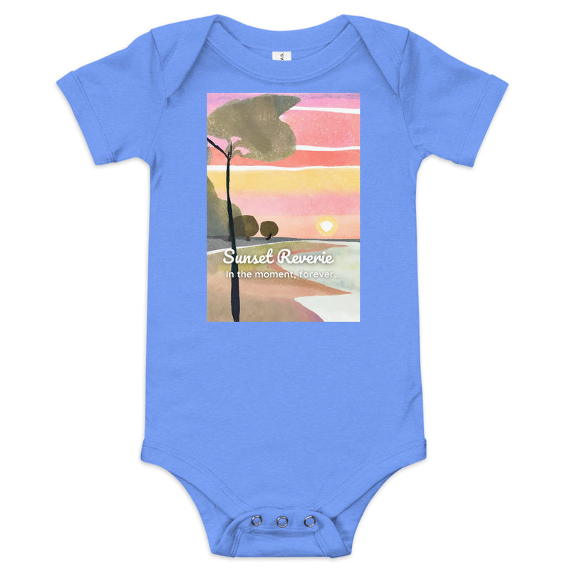 Baby Short Sleeve One Piece - Sunset Reverie (POD-S)