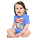 Baby Short Sleeve One Piece - Beach Joy (POD-S)