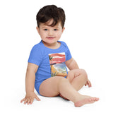 Baby Short Sleeve One Piece - Beach Joy (POD-S)