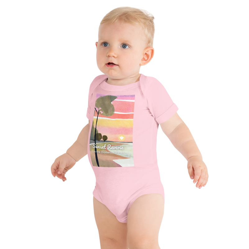 Baby Short Sleeve One Piece - Sunset Reverie (POD-S)