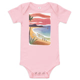 Baby Short Sleeve One Piece - Beach Joy (POD-S)