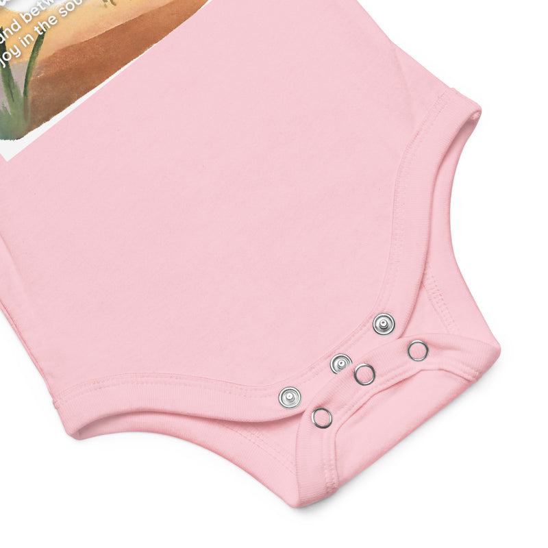 Baby Short Sleeve One Piece - Beach Joy (POD-S)