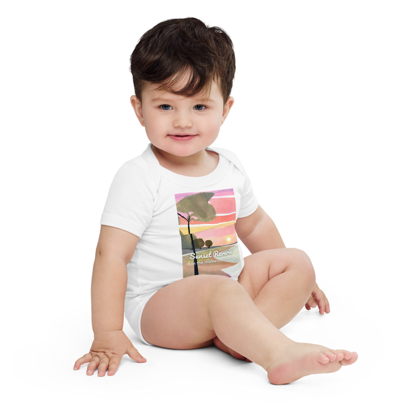 Baby Short Sleeve One Piece - Sunset Reverie (POD-S)