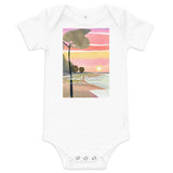 Baby Short Sleeve One Piece - Sunset Reverie (POD-S)