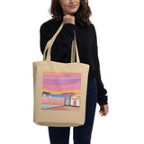 Eco Tote Bag - Coral Cabins (POD-B)