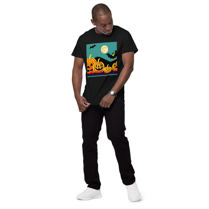 Men's Premium Cotton T-shirt - Halloween (POD-F)