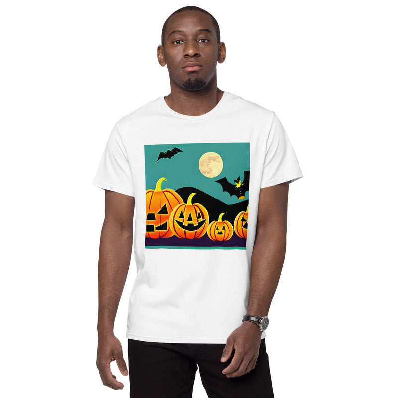 Men's Premium Cotton T-shirt - Halloween (POD-F)