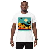 Men's Premium Cotton T-shirt - Halloween (POD-F)