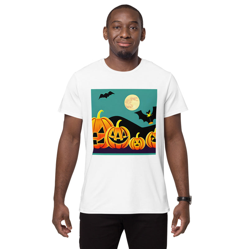 Men's Premium Cotton T-shirt - Halloween (POD-F)