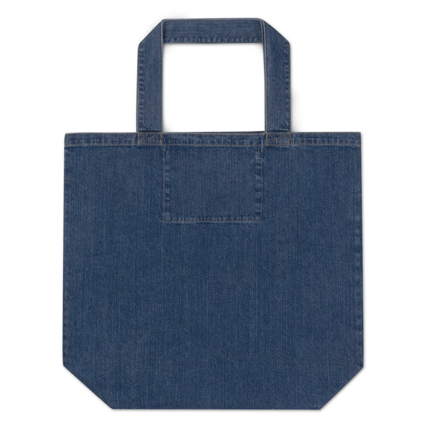 Organic Denim Tote Bag - Seaside Shades (POD-B)