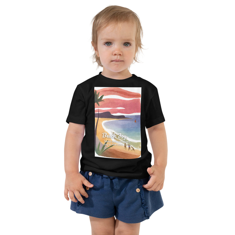 Toddler Short Sleeve Tee - Beach Joy (POD-S)