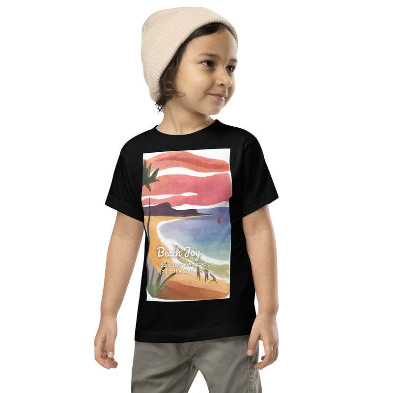 Toddler Short Sleeve Tee - Beach Joy (POD-S)