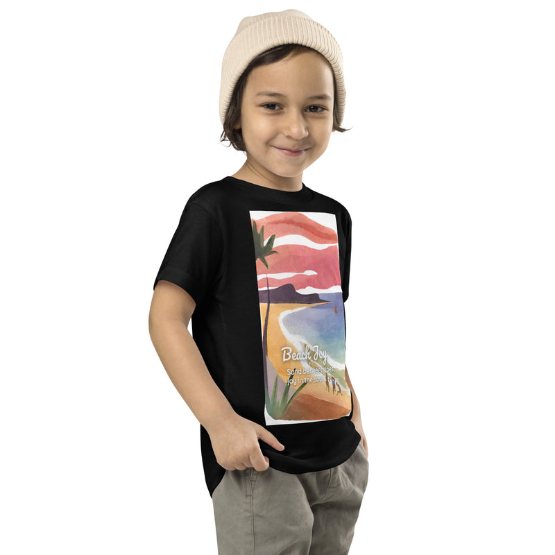 Toddler Short Sleeve Tee - Beach Joy (POD-S)