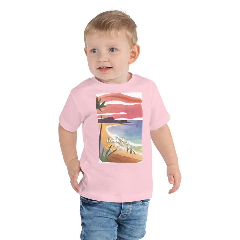 Toddler Short Sleeve Tee - Beach Joy (POD-S)