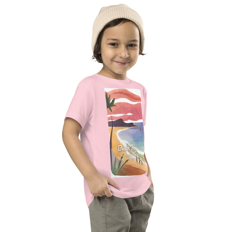 Toddler Short Sleeve Tee - Beach Joy (POD-S)