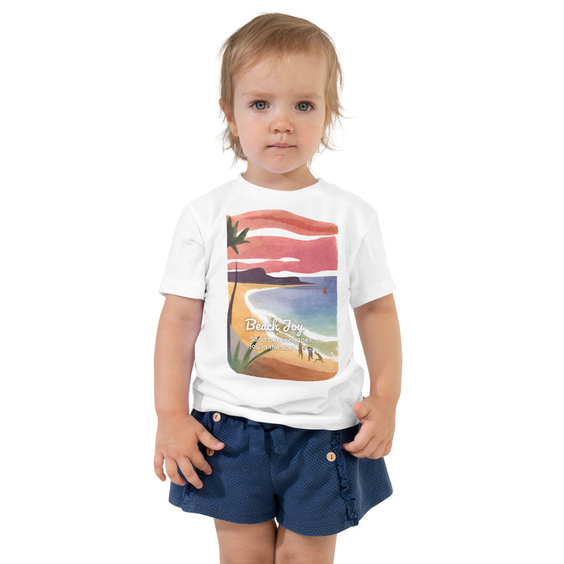 Toddler Short Sleeve Tee - Beach Joy (POD-S)