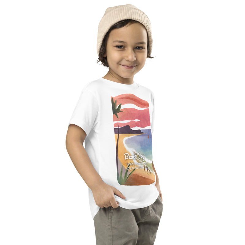 Toddler Short Sleeve Tee - Beach Joy (POD-S)