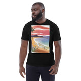 Unisex Organic Cotton T-shirt - Beach Joy (POD-S)