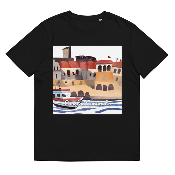 Unisex Organic Cotton T-shirt - Coastal Commute (POD-S)