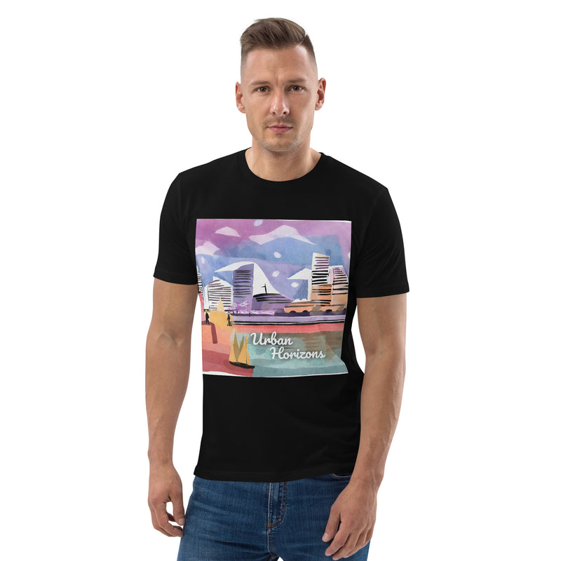 Unisex Organic Cotton T-shirt - Urban Horizons (POD-S)