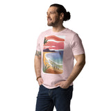 Unisex Organic Cotton T-shirt - Beach Joy (POD-S)