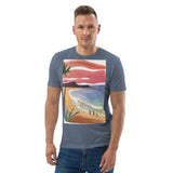 Unisex Organic Cotton T-shirt - Beach Joy (POD-S)