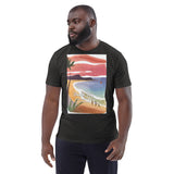 Unisex Organic Cotton T-shirt - Beach Joy (POD-S)