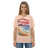 Unisex Organic Cotton T-shirt - Beach Joy (POD-S)