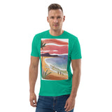 Unisex Organic Cotton T-shirt - Beach Joy (POD-S)