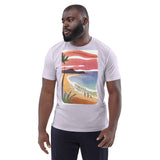 Unisex Organic Cotton T-shirt - Beach Joy (POD-S)