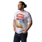 Unisex Organic Cotton T-shirt - Beach Joy (POD-S)