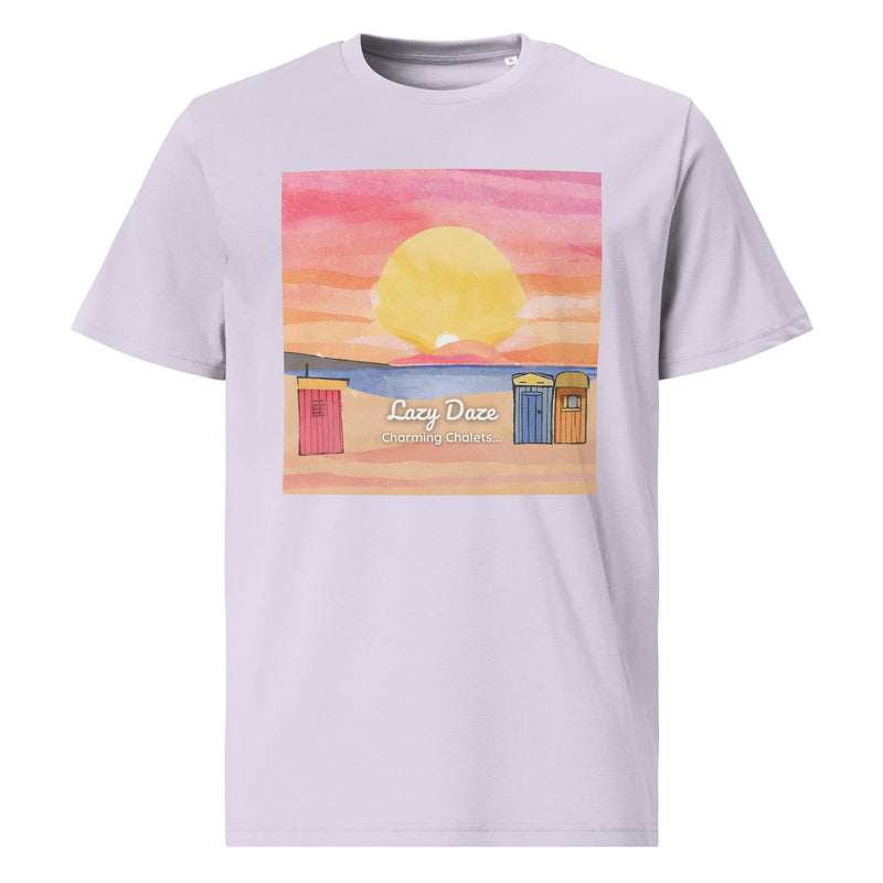 Unisex Organic Cotton T-shirt - Lazy Daze (POD-S)