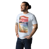 Unisex Organic Cotton T-shirt - Beach Joy (POD-S)