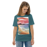 Unisex Organic Cotton T-shirt - Beach Joy (POD-S)