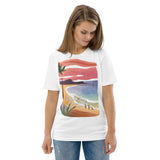 Unisex Organic Cotton T-shirt - Beach Joy (POD-S)