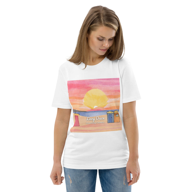 Unisex Organic Cotton T-shirt - Lazy Daze (POD-S)