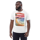 Unisex Organic Cotton T-shirt - Beach Joy (POD-S)