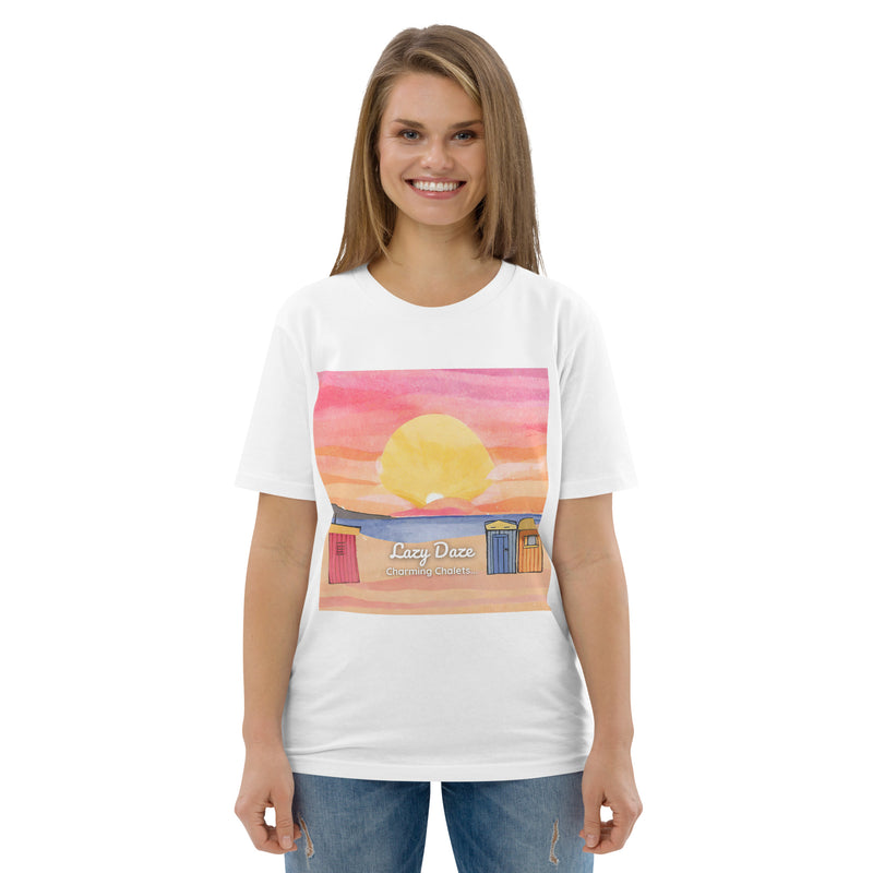 Unisex Organic Cotton T-shirt - Lazy Daze (POD-S)