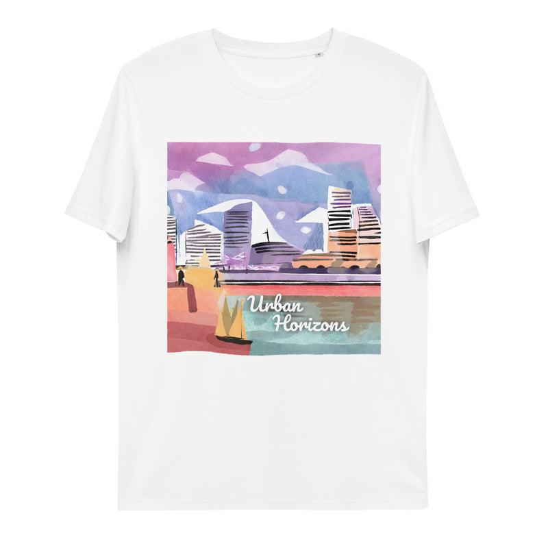 Unisex Organic Cotton T-shirt - Urban Horizons (POD-S)