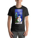 Unisex t-shirt - Christmas Let it Snow (POD-F)