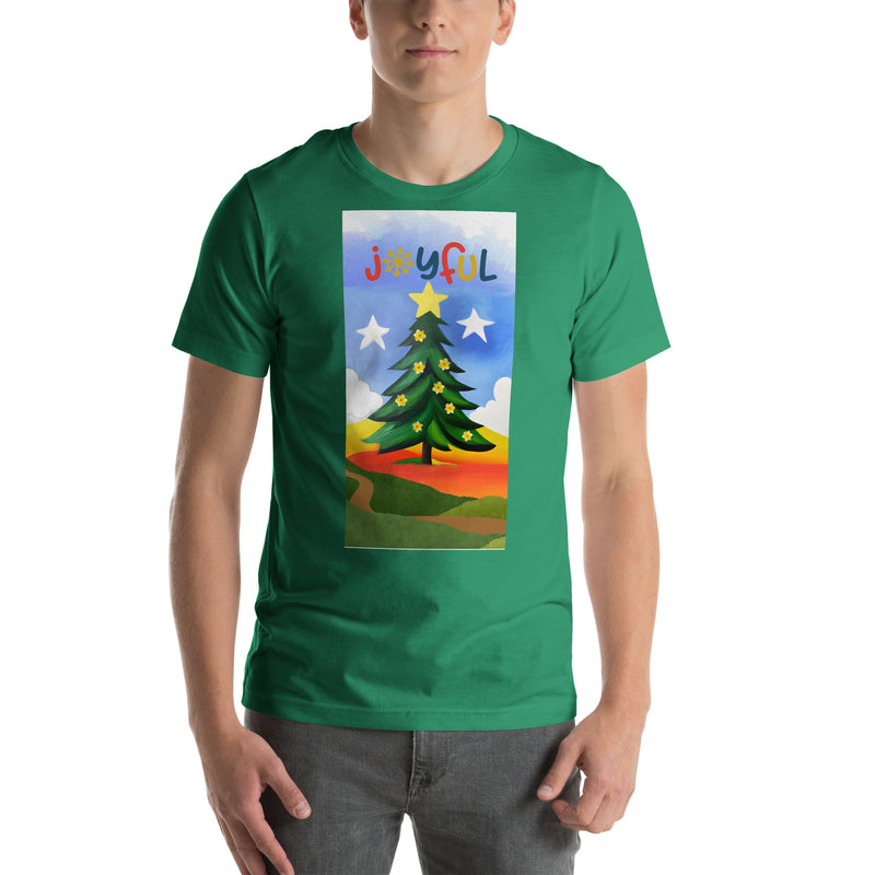 Unisex t-shirt - Christmas Joyful (POD-F)