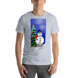 Unisex t-shirt - Christmas Let it Snow (POD-F)