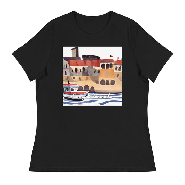 Women's Relaxed T-Shirt - Coastal Commute (POD-S)