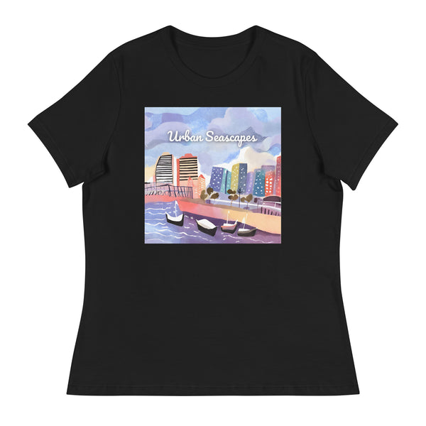 Women's Relaxed T-Shirt - Urban Seascapes (POD-S)