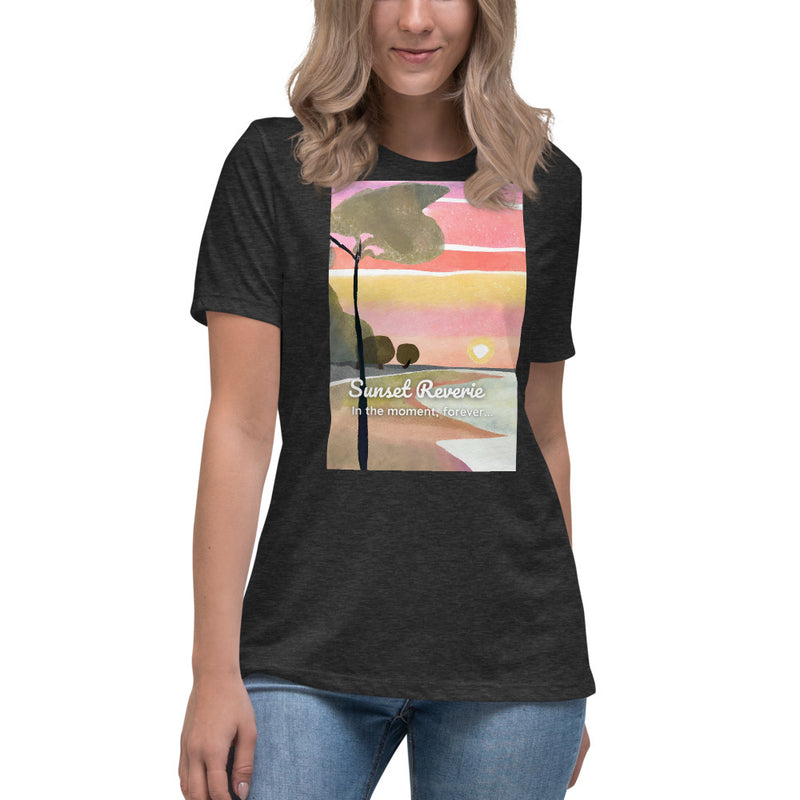 Women's Relaxed T-Shirt - Sunset Reverie (POD-S)