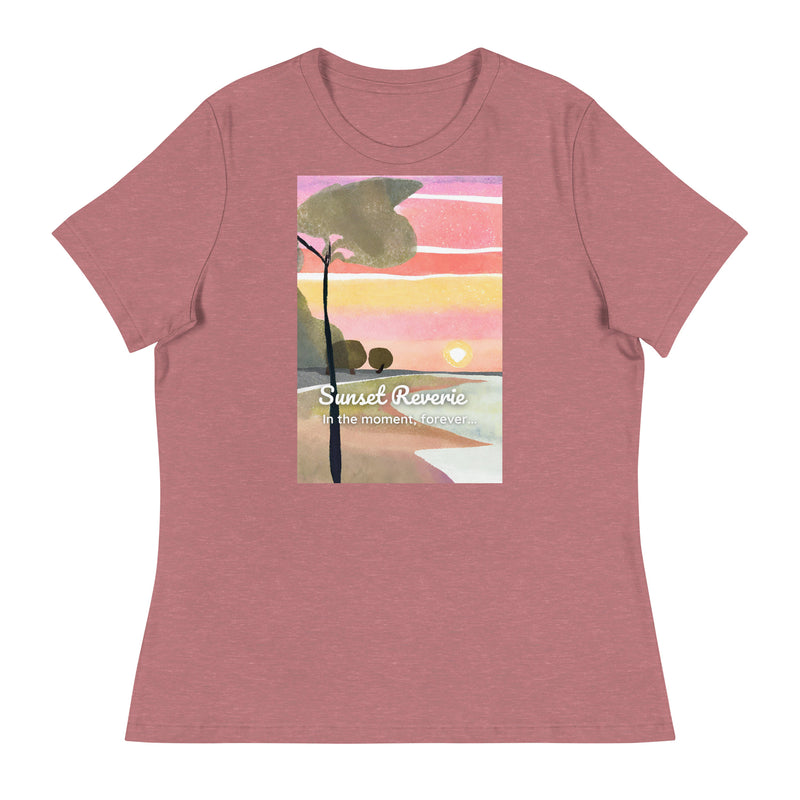 Women's Relaxed T-Shirt - Sunset Reverie (POD-S)