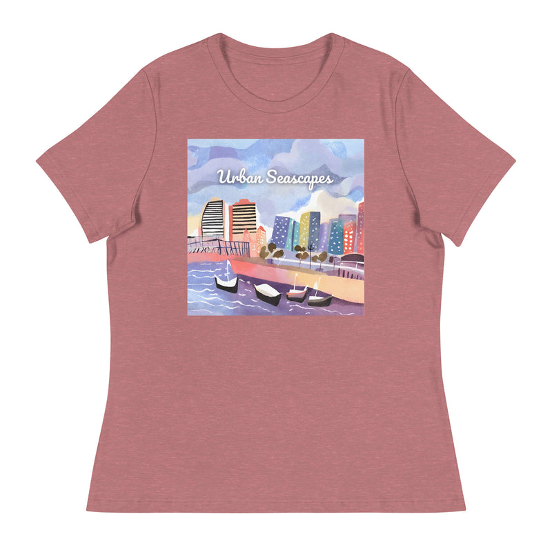 Women's Relaxed T-Shirt - Urban Seascapes (POD-S)