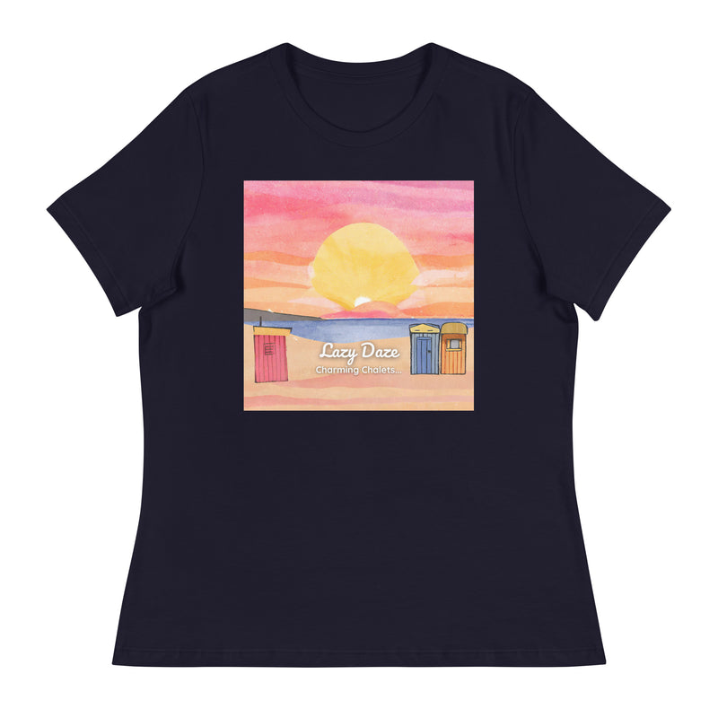 Women's Relaxed T-Shirt - Lazy Daze (POD-S)